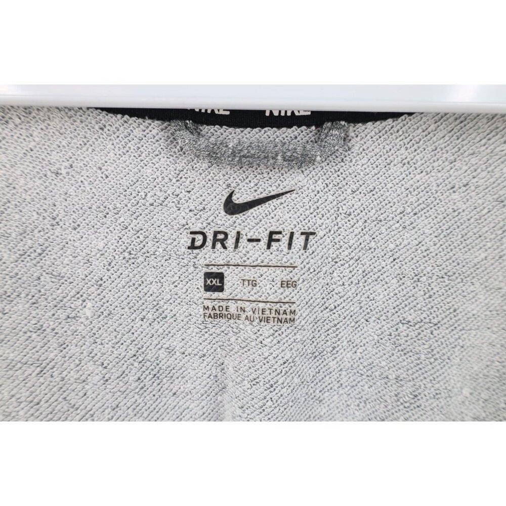 Nike Mens 2XL XXL Atomic Fleck Monochrome Jersey Knit Full Zip Hoodie Sweatshirt - Picture 8 of 12
